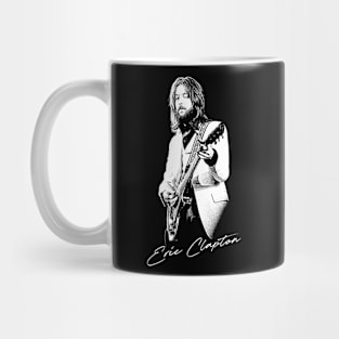 Eric Clapton //// Retro Fan Art Design Mug